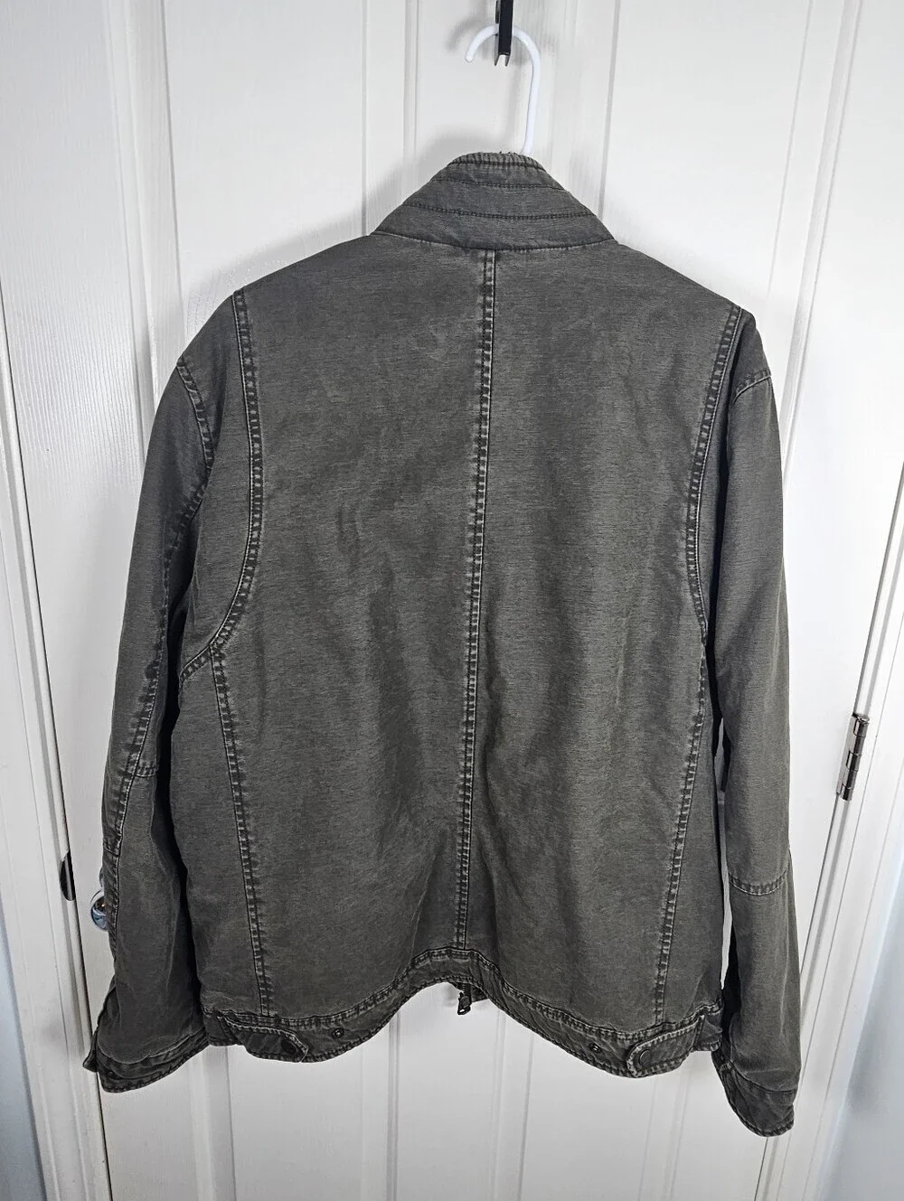 Levis Strauss & Co Green Military Style Jacket Size XL
